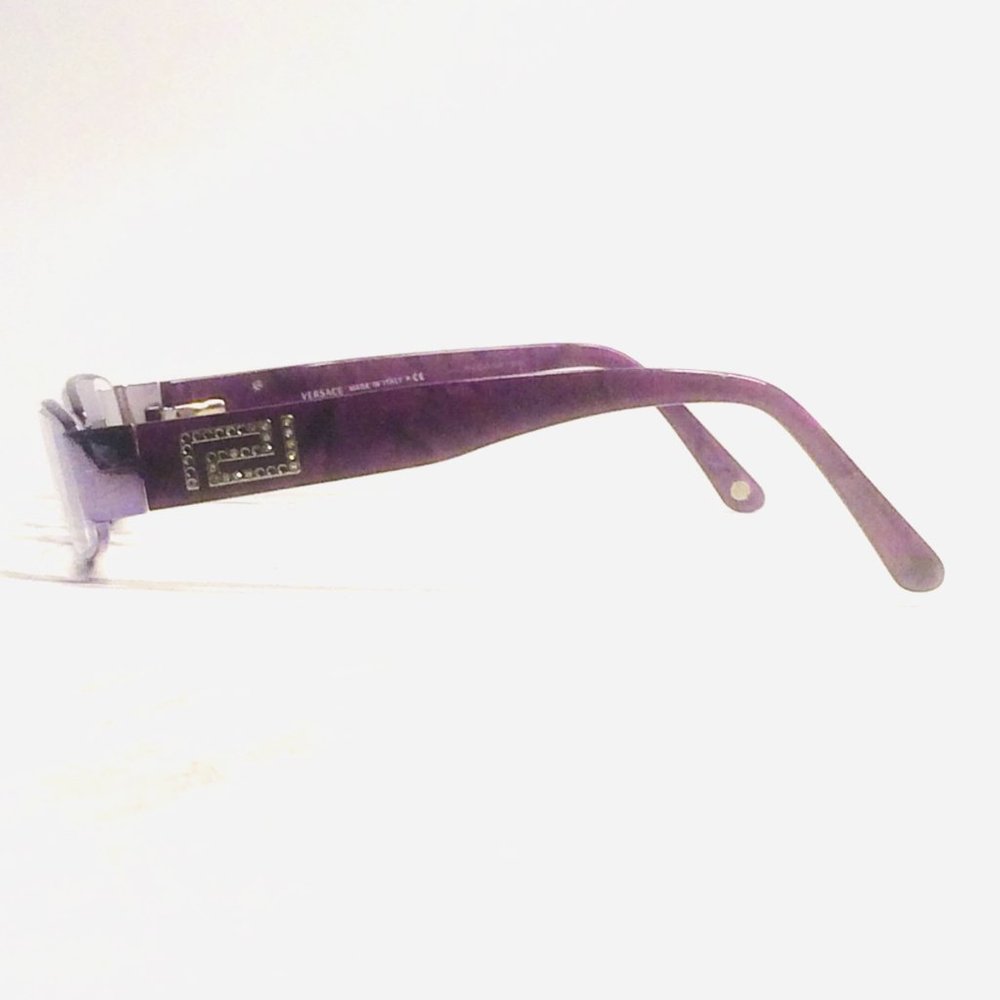 Versace Greek Key Crystal Eyeglasses Frames -Italy - Picture 6 of 13